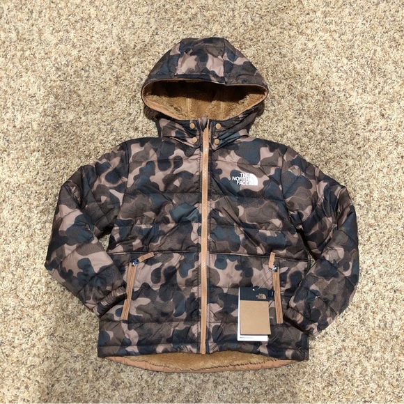 The North Face Boys' Reversible Mt Chimbo Full Zip Hooded Jacket - Picture 7 of 16